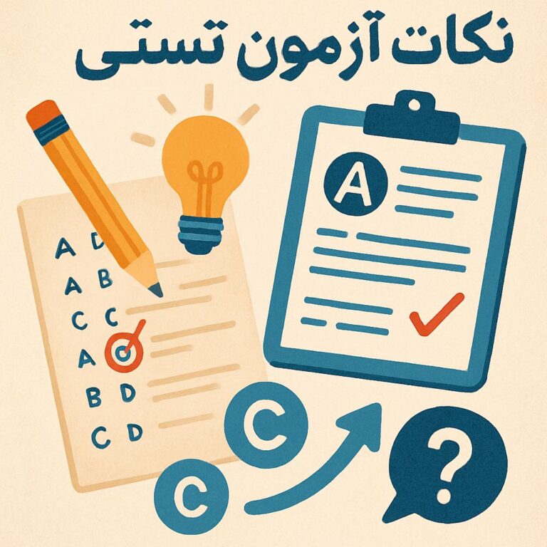 نکات آزمون های تستی